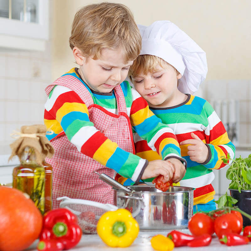 Laboratorio di cucina per piccoli cuochi